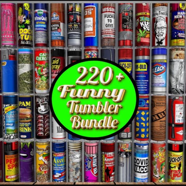 220+ Funny Tumbler Wraps Bundle, Best Seller Tumbler Wrap Bundle, Sarcastic Curse Word Tumbler Wraps PNG, 420 Weed PNG, design bundle PNG